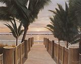 Diane Romanello Palm Promenade (c. 2004) painting